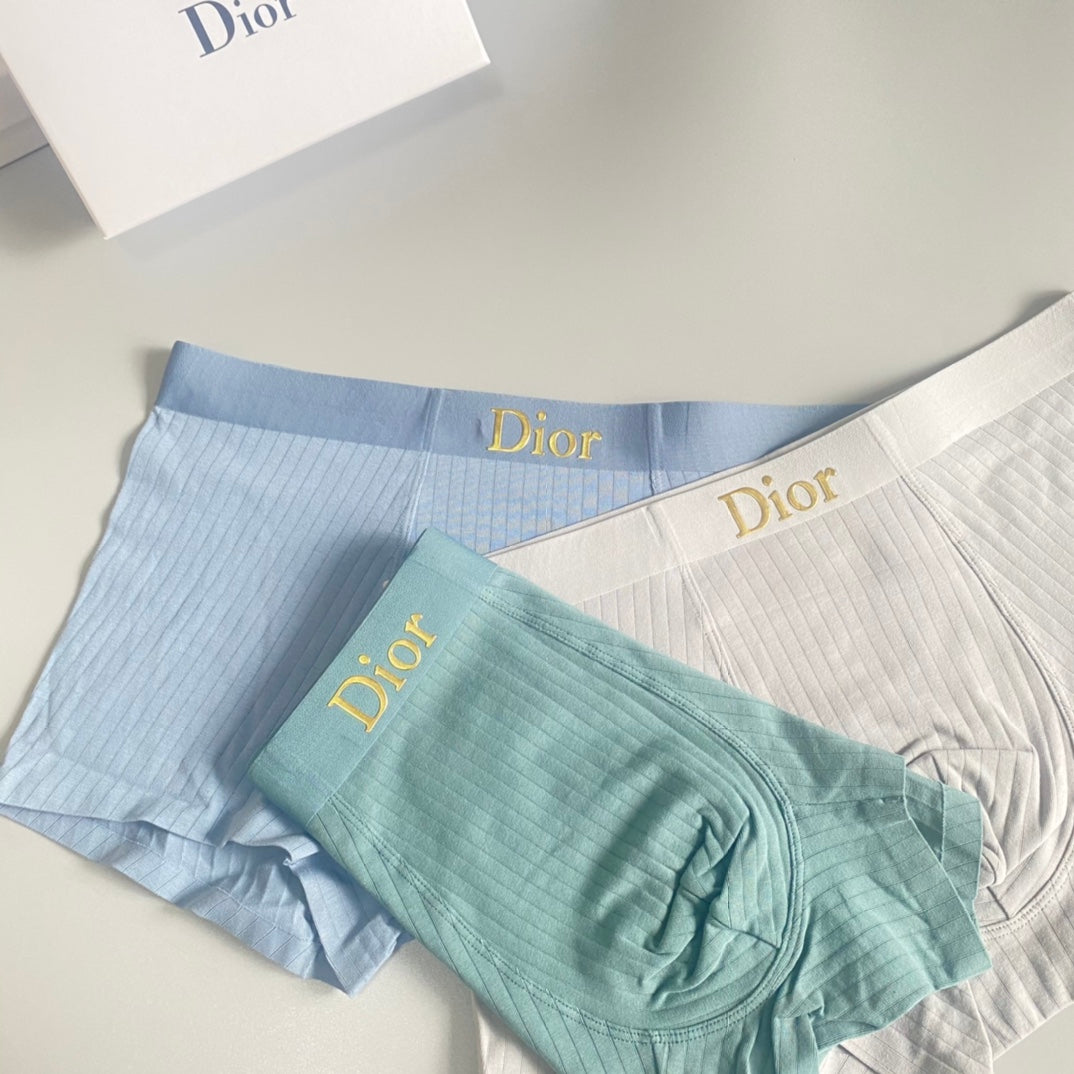 Dior Cotton Men's Boxer Briefs - 3-Piece Box