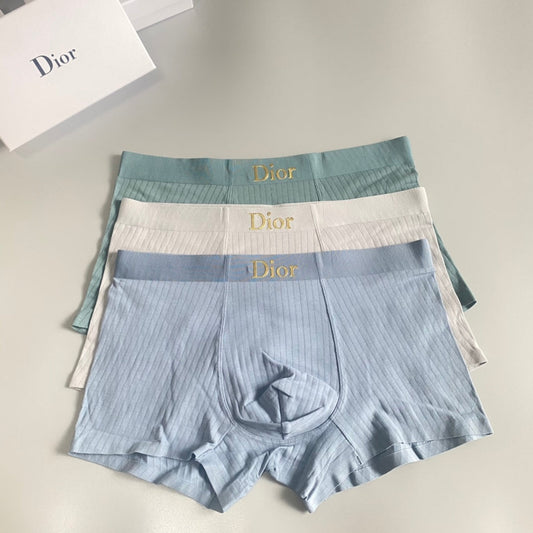 Dior Cotton Men's Boxer Briefs - 3-Piece Box - Sizes L-XXXL