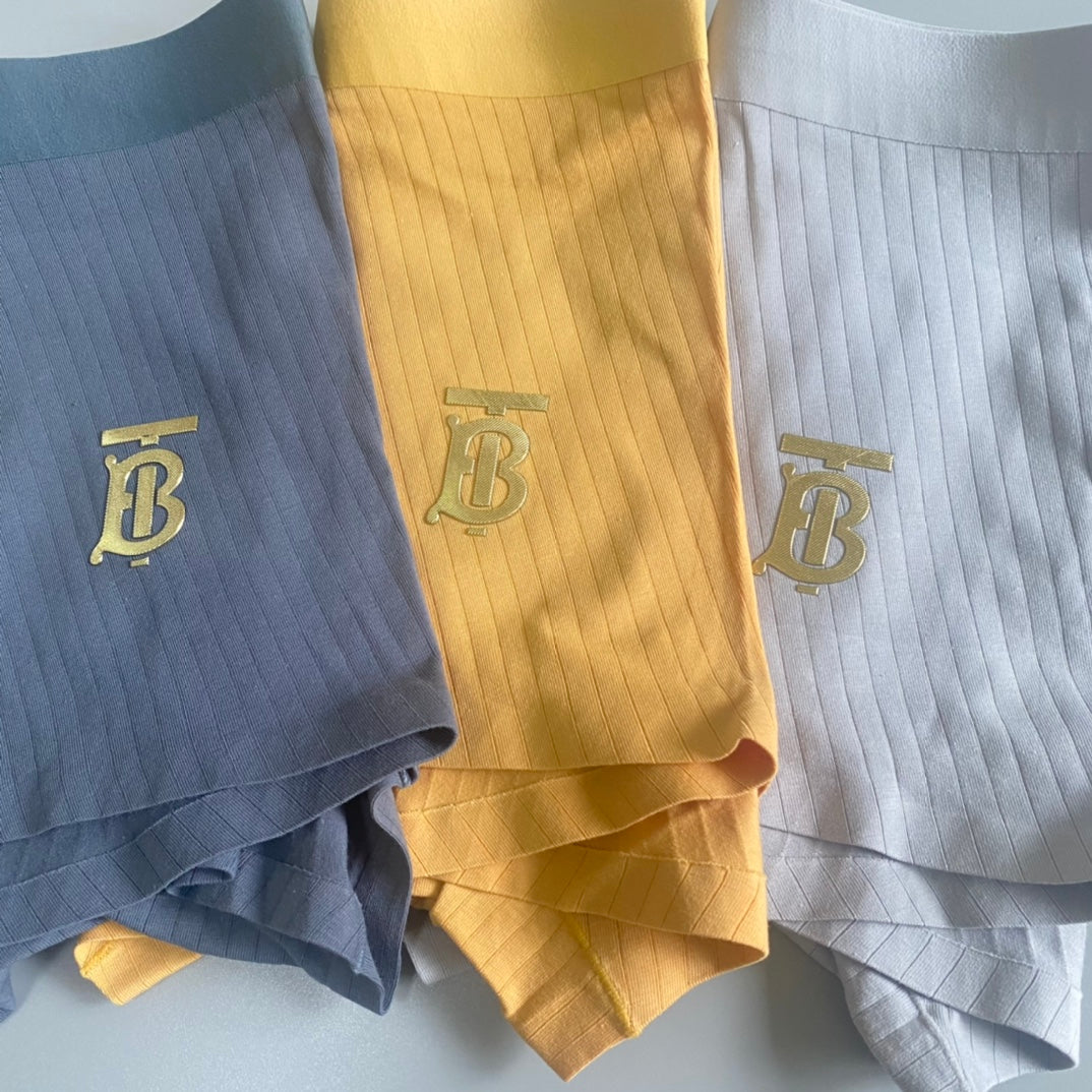 Burberry Cotton Men's Boxer Briefs - 3-Piece Box