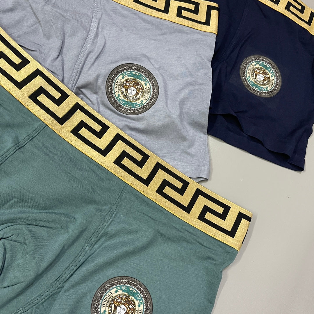 Versace Modal Men's Boxer Briefs - 3-Piece Box