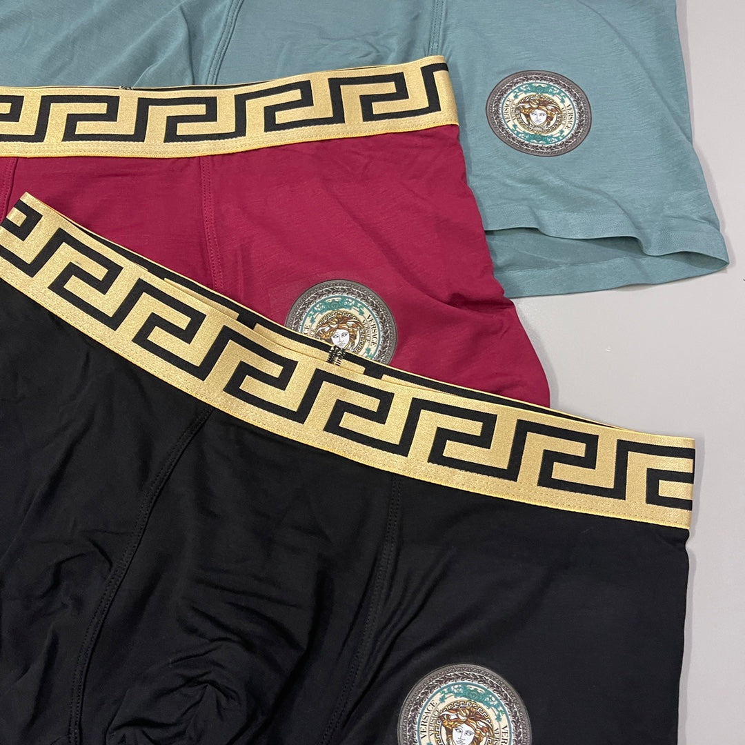 Versace Modal Men's Boxer Briefs - 3-Piece Box