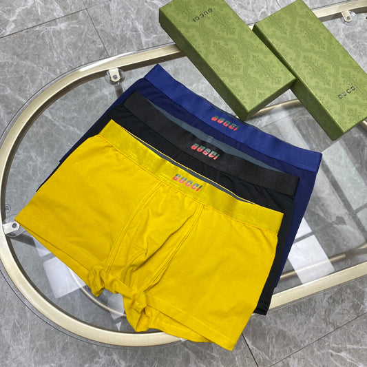 Gucci Colour Logo Men's Trunk Underwear - 3-Piece Box