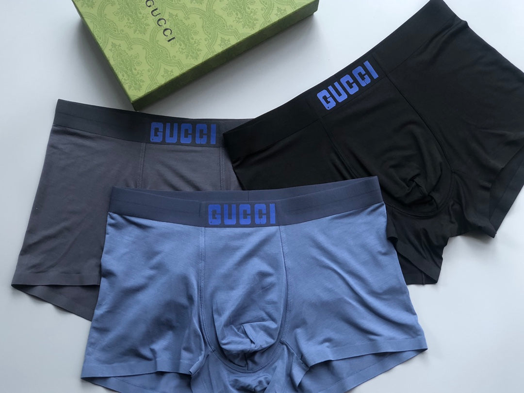 Gucci Men's Boxer Briefs - 3-Piece Box