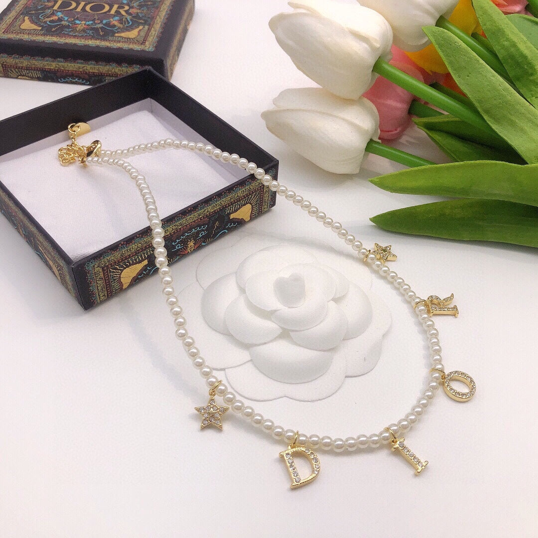 Martin Graham pendant necklace in polished metal-tone – main product view