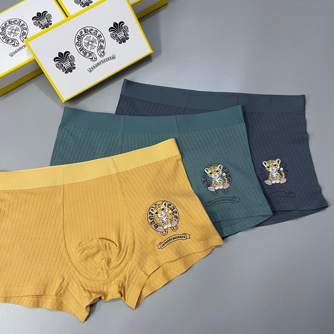 Chrome Hearts Cotton Men's Boxer Briefs - 3-Piece Box