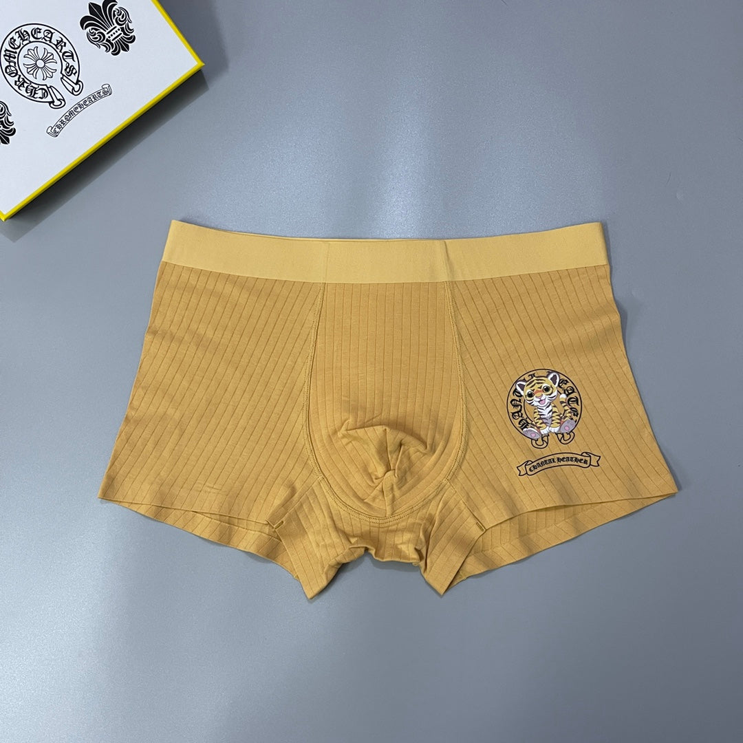 Chrome Hearts Graphic Patch Details Men's Boxer Briefs - 3-Piece Box