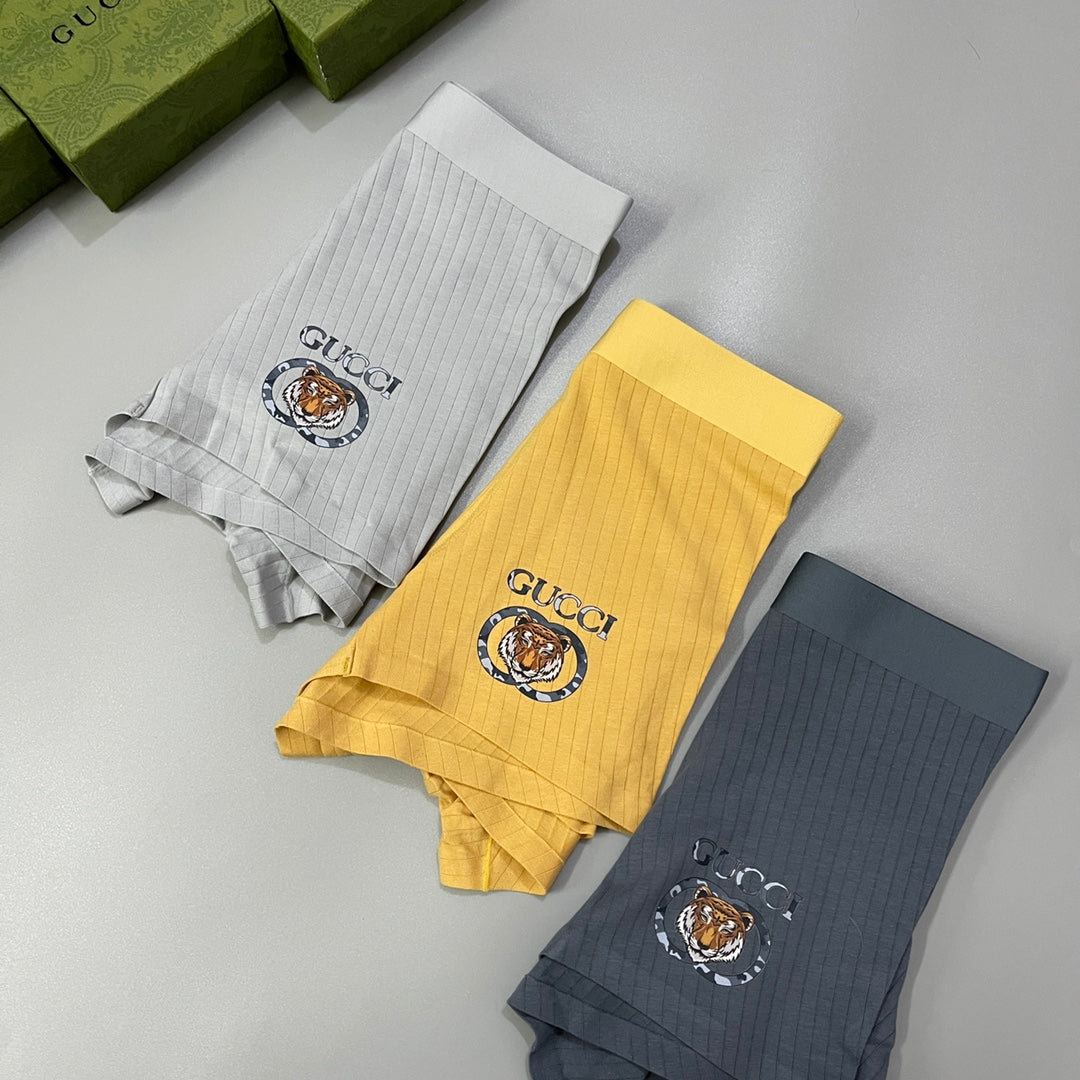 Gucci Cotton Men's Boxer Briefs - 3-Piece Box