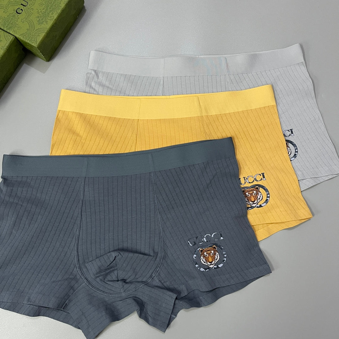 Gucci Cotton Men's Boxer Briefs - 3-Piece Box
