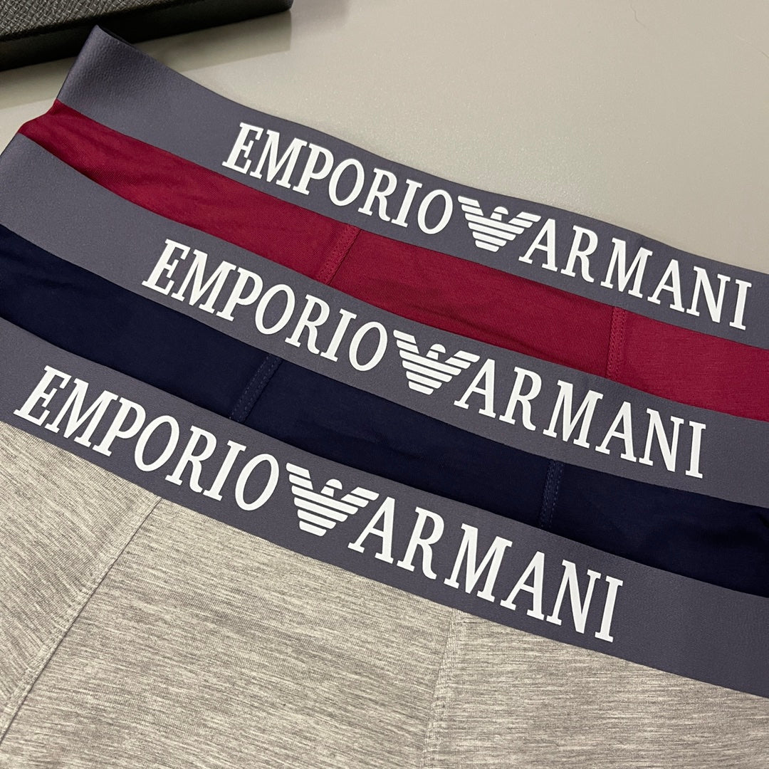 Armani Modal Men's Boxer Briefs - 3-Piece Box