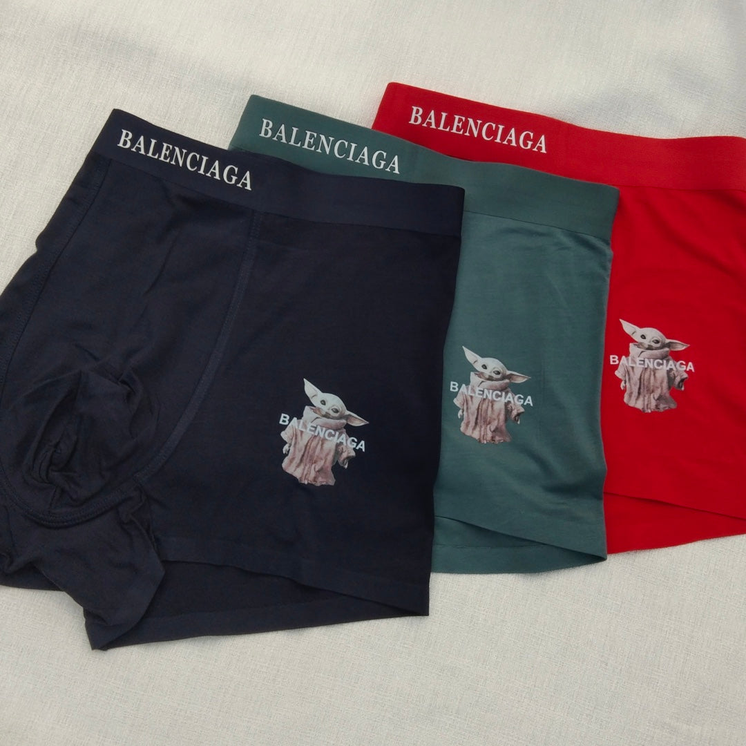 Balenciaga Men's Boxer Briefs - 3-Piece Box