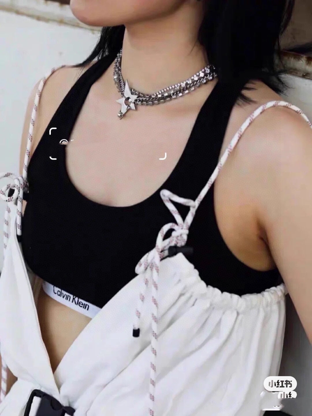 Calvin Klein Black Racerback Bra and Brief Set Women's Bra & Brief Set - 2-Piece Set