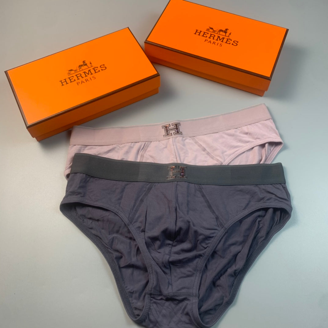 Hermes Classic Men's Briefs - 3-Piece Box