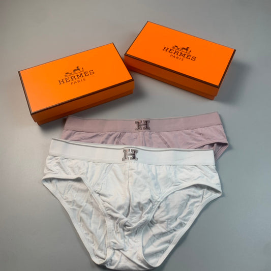 Hermes H-Detail Men's Briefs - 3-Piece Box