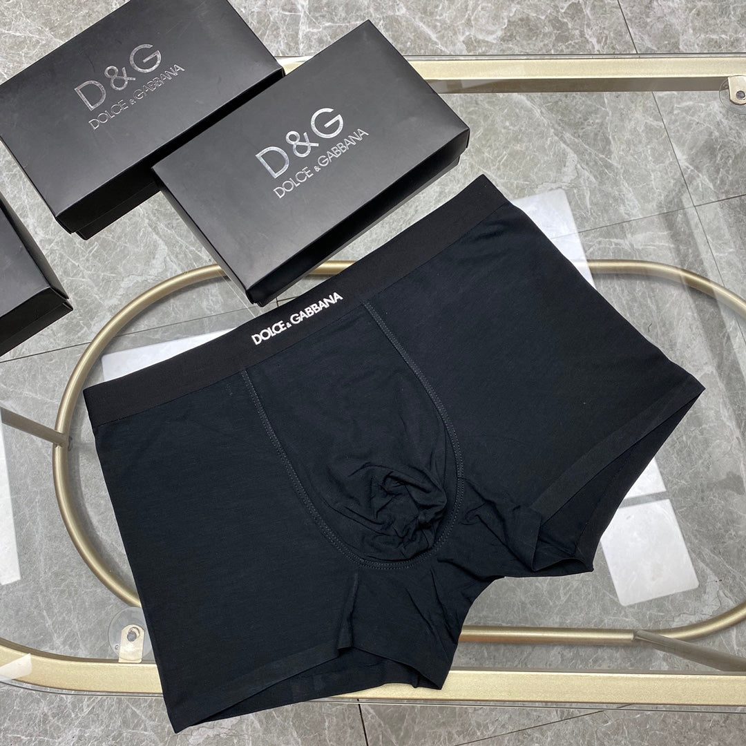 Dolce & Gabbana Blue, Green & White Tonal Waistbands Men's Boxer Briefs