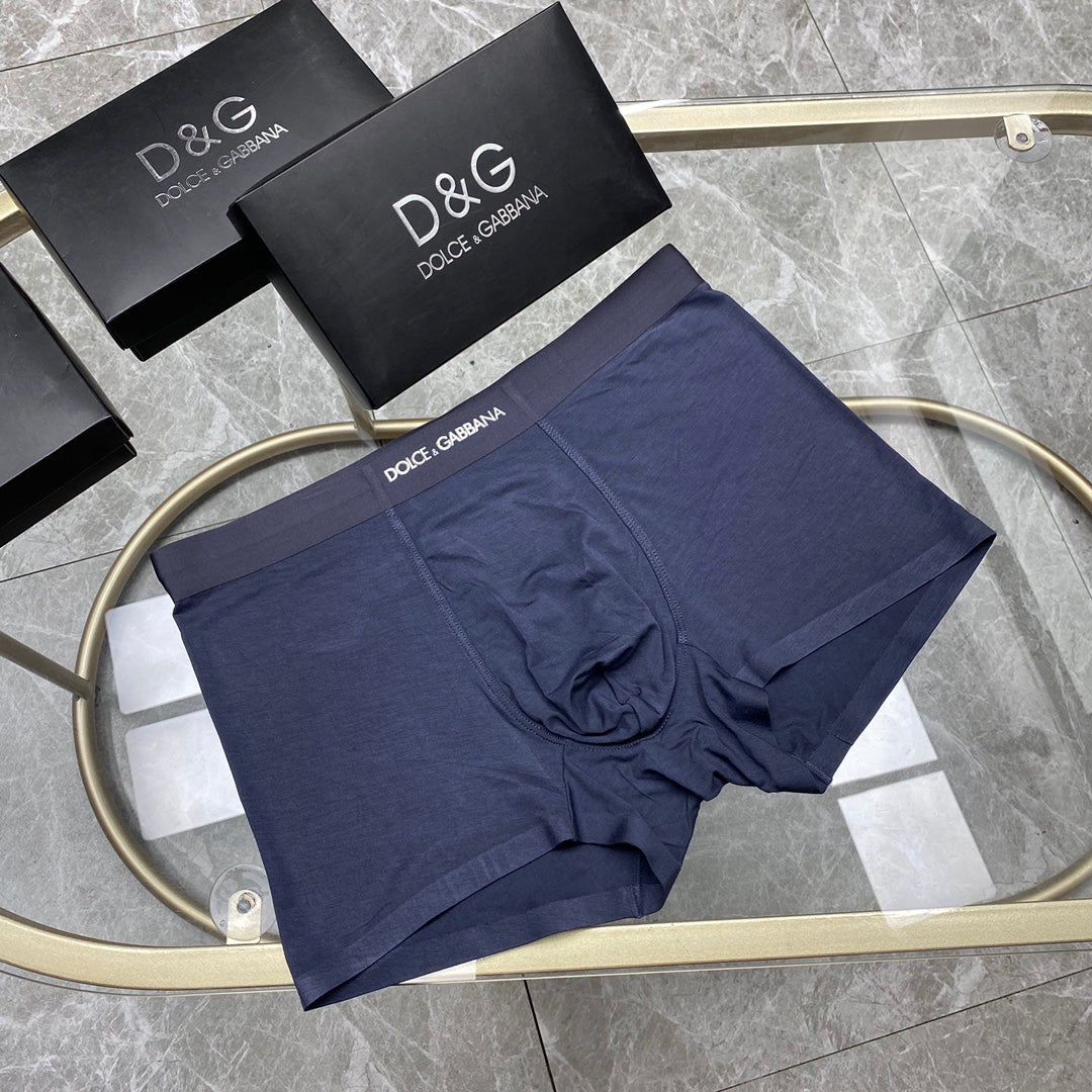 Dolce & Gabbana Blue, Green & White Tonal Waistbands Men's Boxer Briefs