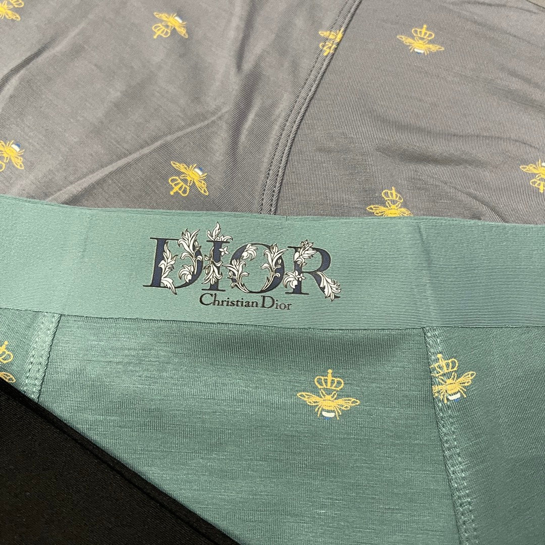 Dior Men's Modal Blend Boxer Briefs - 3-Piece Box