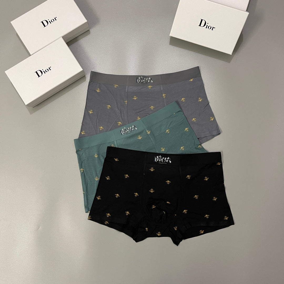 Dior Modal Men's Boxer Briefs - 3-Piece Box
