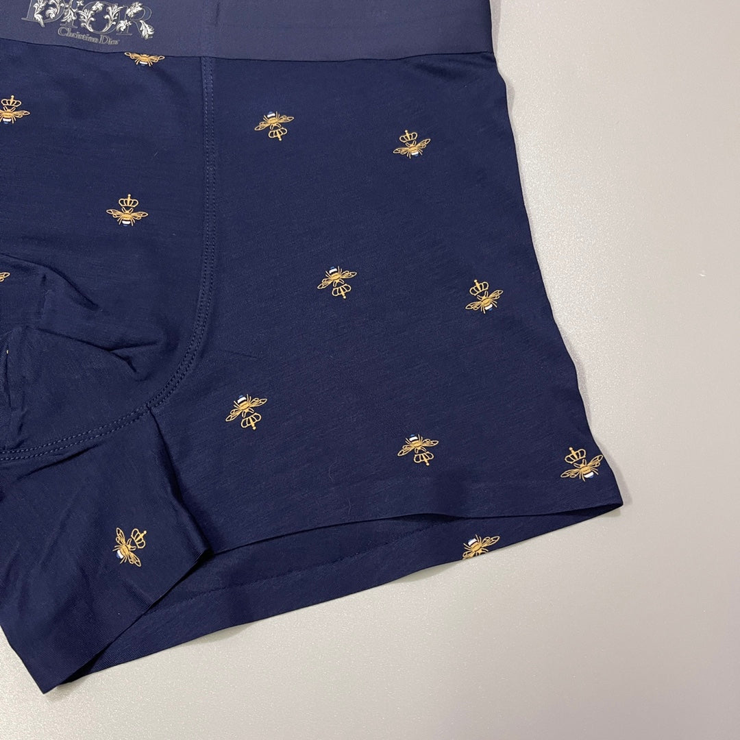Dior Visible Colour, Waistband And Emblem Details Men's Boxer Briefs - 3-Piece Box