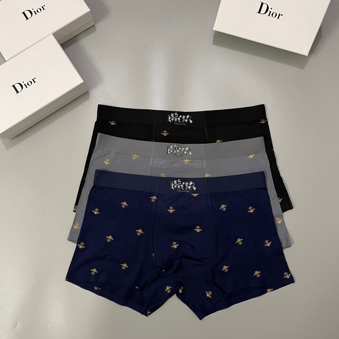 Dior Modal Men's Boxer Briefs - 3-Piece Box