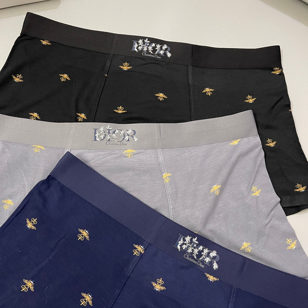 Dior Modal Men's Boxer Briefs - 3-Piece Box