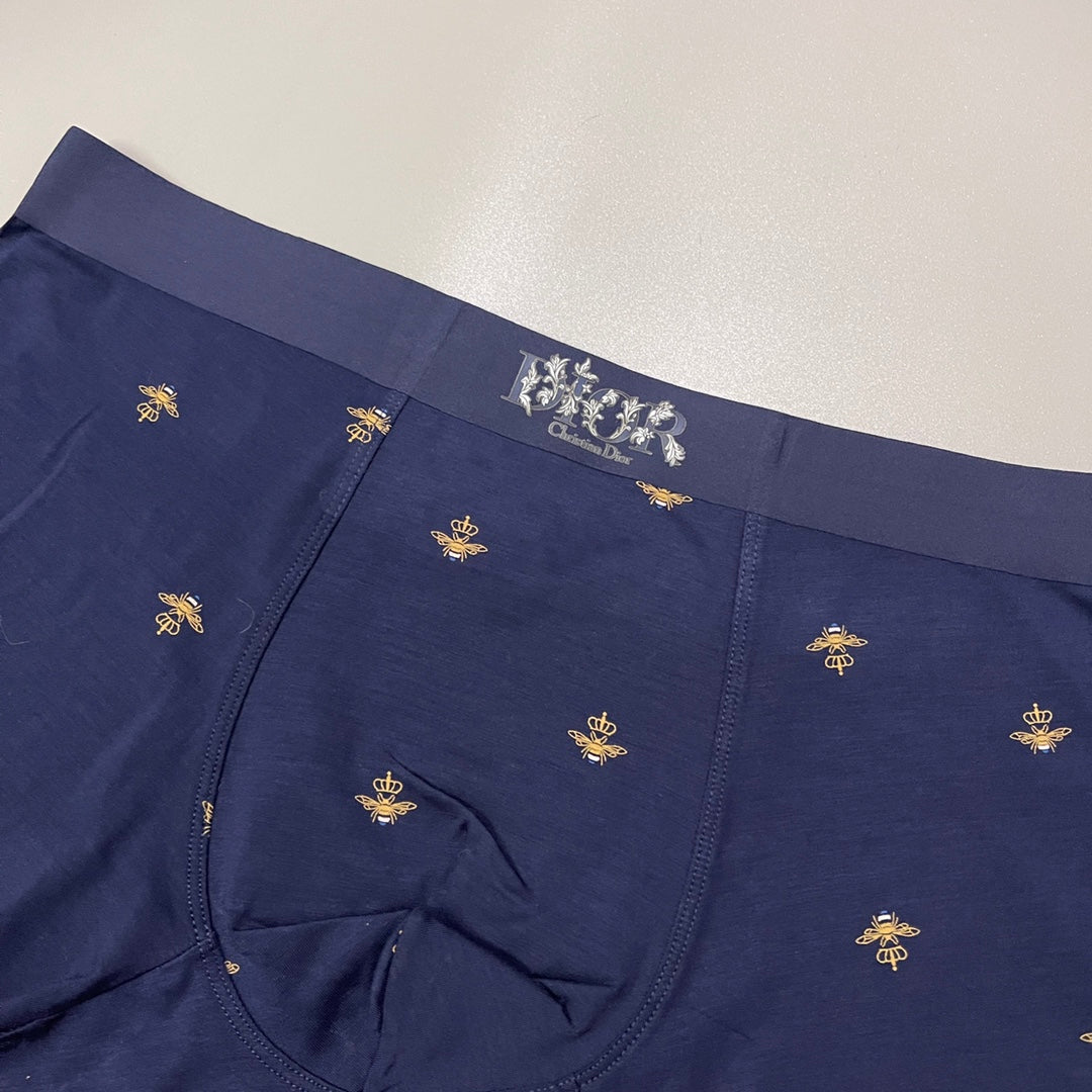 Dior Small Bee Motifs Men's Boxer Briefs - 3-Piece Box