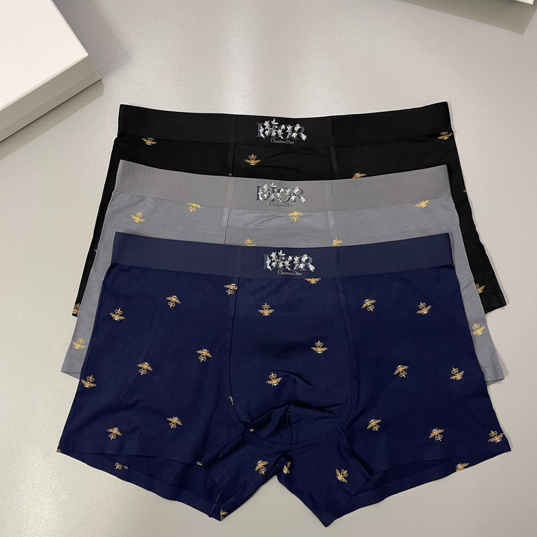 Dior Modal Men's Boxer Briefs - 3-Piece Box