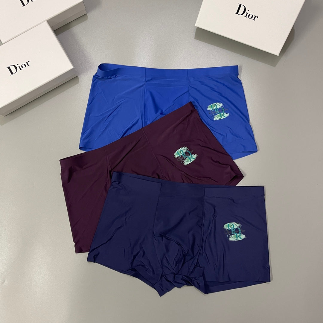 Dior Milk-Silk Men's Boxer Briefs - 3-Piece Box