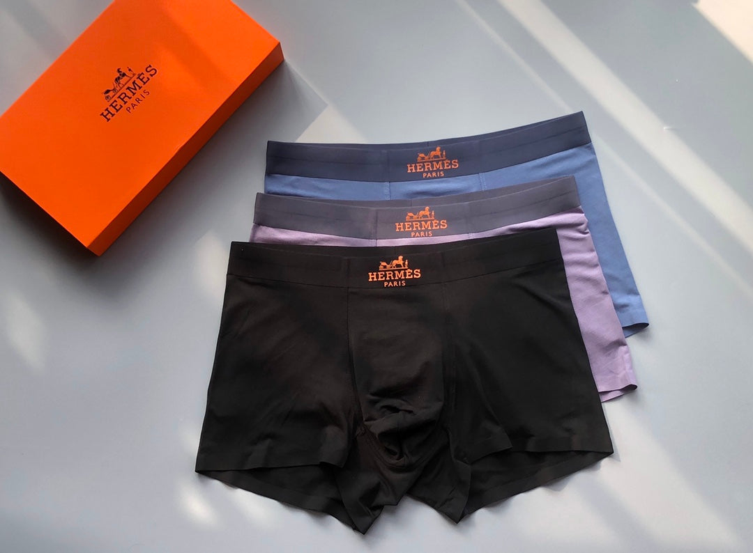 Hermes Men's Boxer Briefs - 3-Piece Box