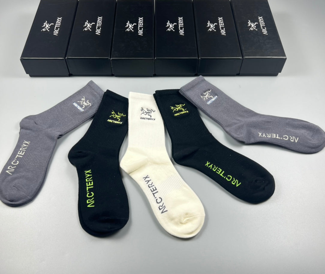 Arc'teryx Cotton Short Socks - 5-Pair Pack