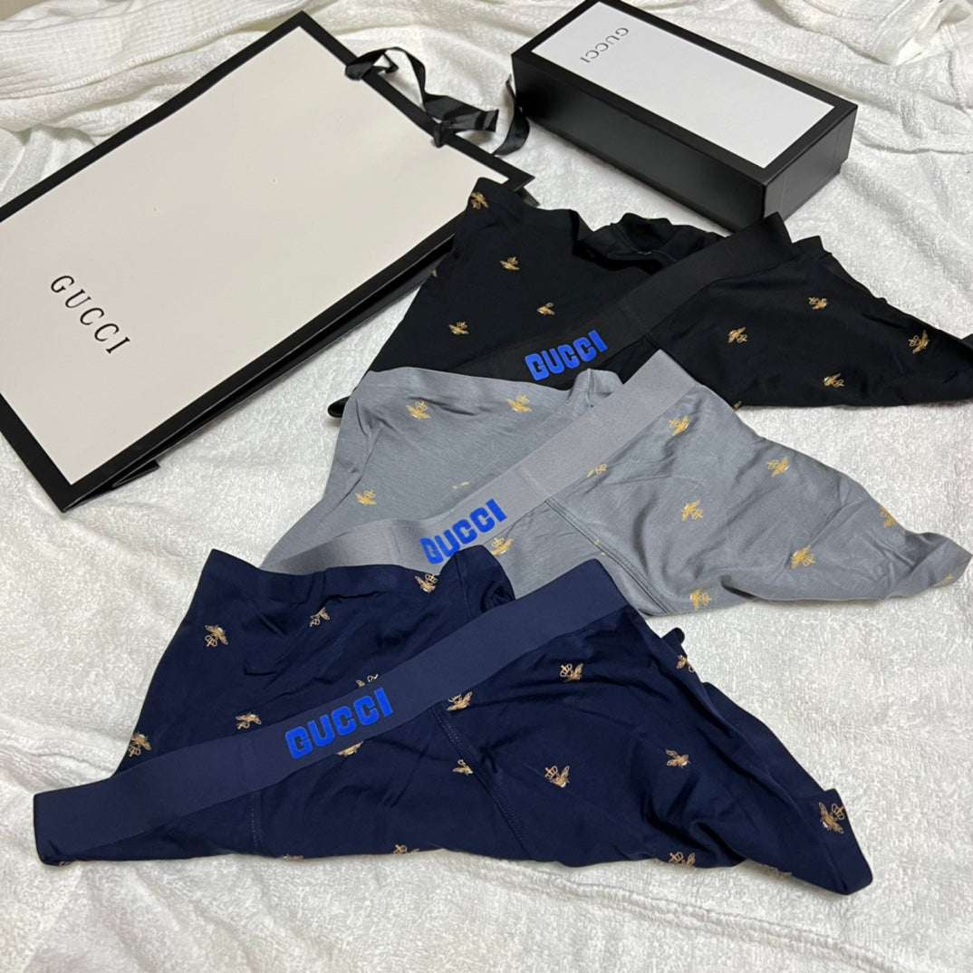 Gucci Modal Men's Boxer Briefs - 3-Piece Box
