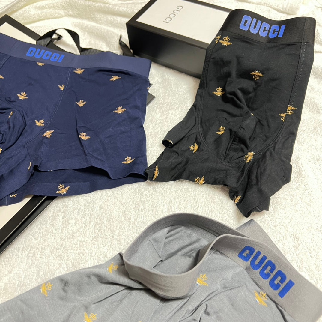 Gucci Modal Men's Boxer Briefs - 3-Piece Box