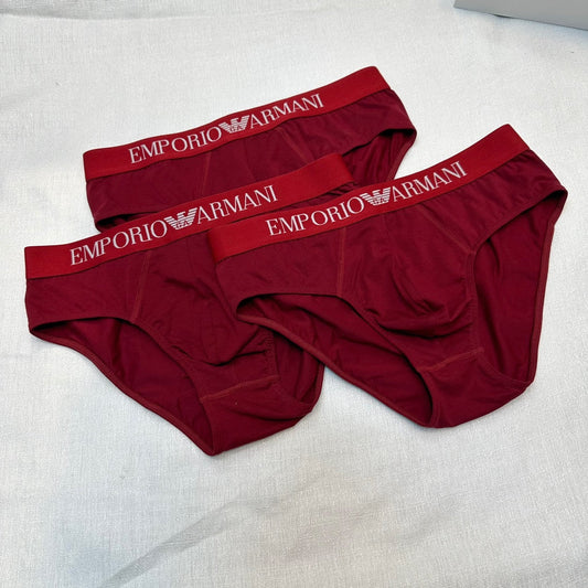 Armani Cotton Men's Briefs - 3-Piece Box