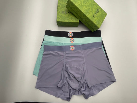 Gucci Nylon Blend Men's Boxer Briefs - 3-Piece Box