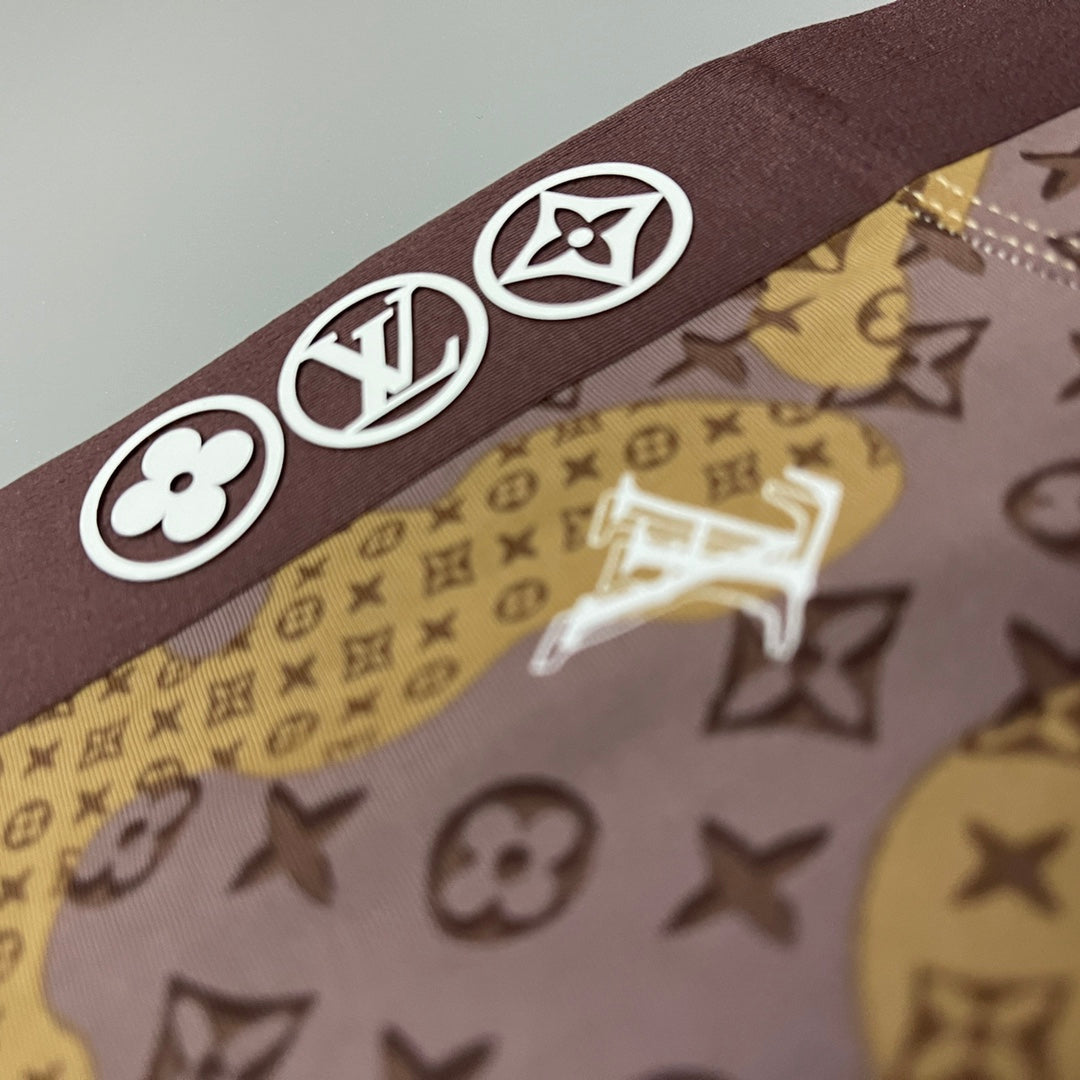 Louis Vuitton All-Over Monogram-Style Motifs Men's Boxer Briefs - 3-Piece Box
