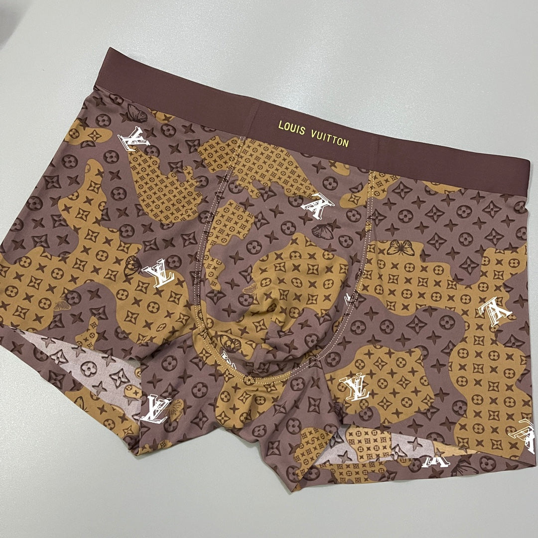Louis Vuitton Nylon Blend Men's Boxer Briefs - 3-Piece Box - Sizes L-XXXL