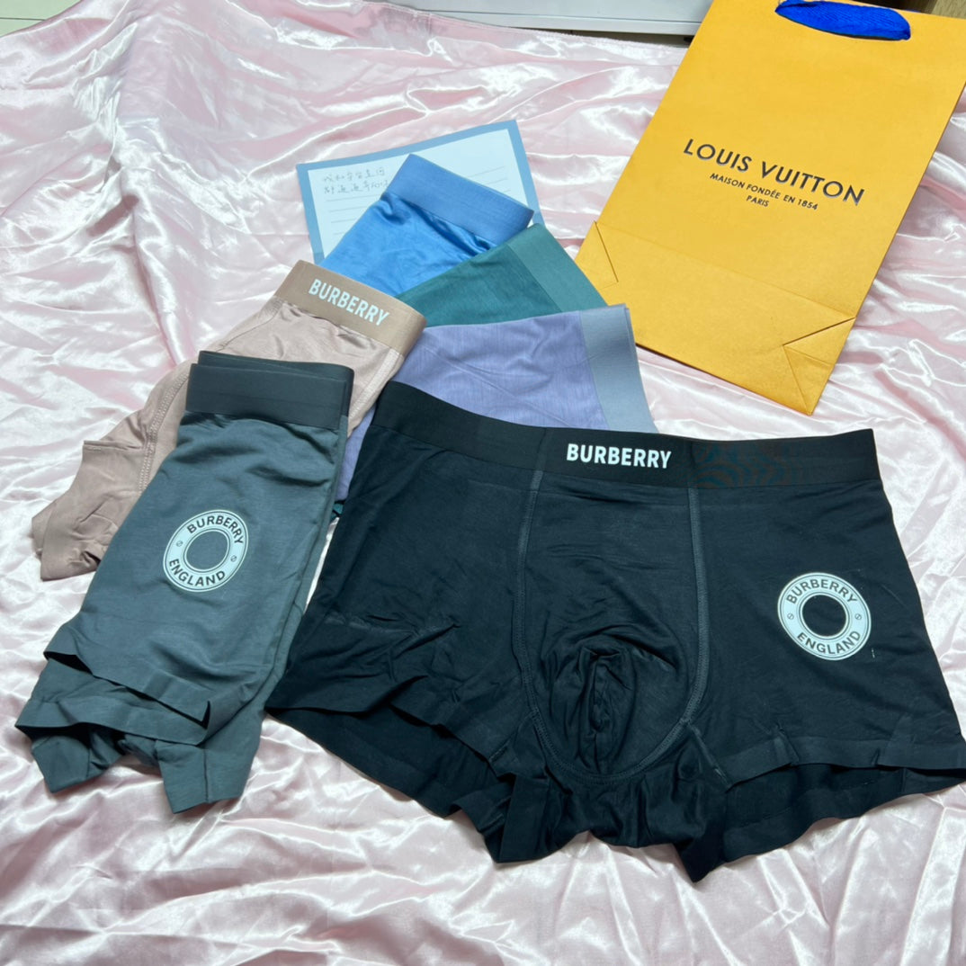 Burberry Modal Men's Boxer Briefs - 3-Piece Box