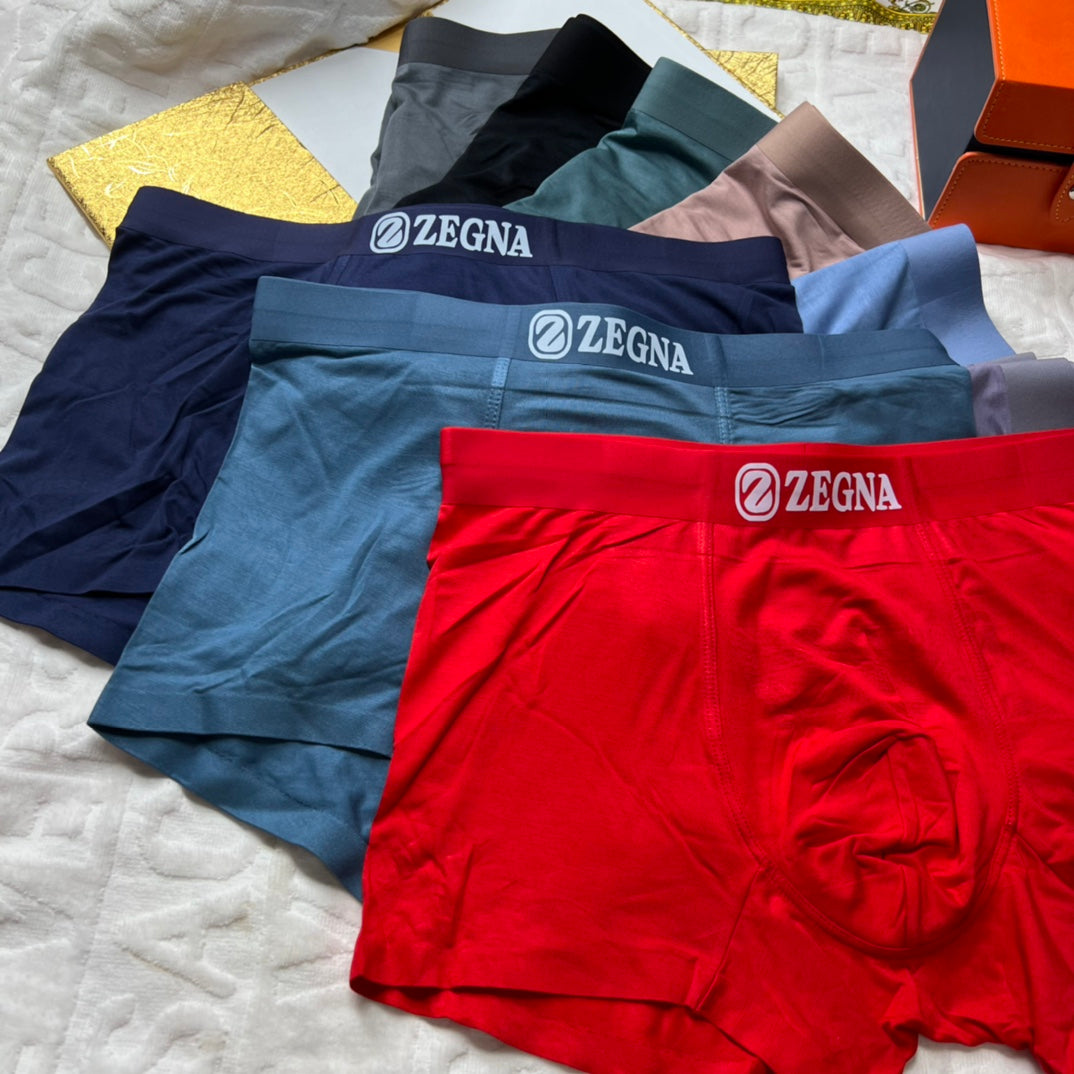 Zegna Mixed Five-Colour Boxer Briefs 3-Piece Box Collection