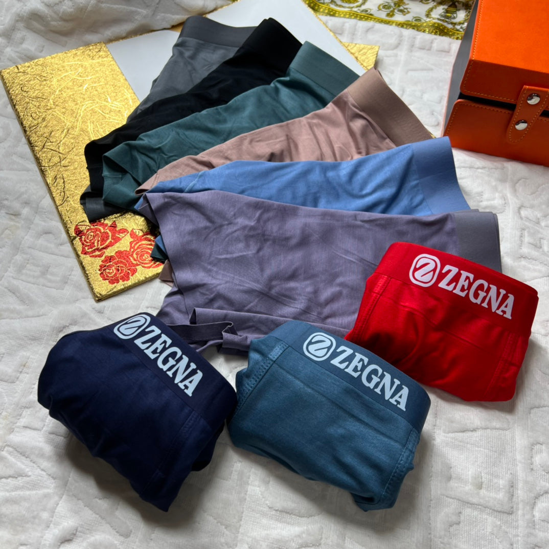 Zegna Mixed Five-Colour Boxer Briefs 3-Piece Box Collection