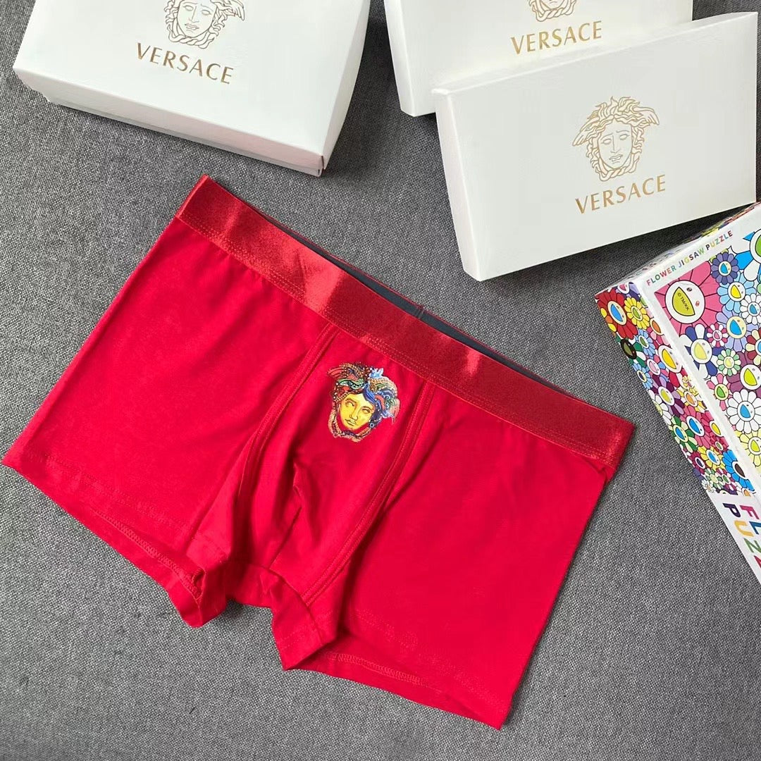 Cotton Men's Boxer Briefs - 3-Piece Box