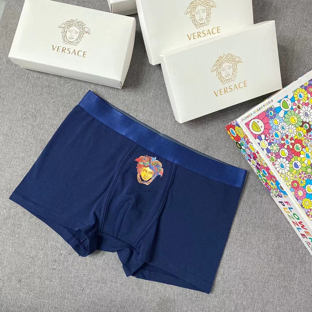 Cotton Men's Boxer Briefs - 3-Piece Box