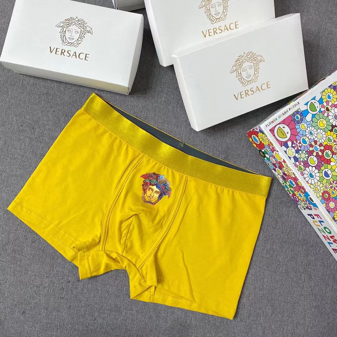 Cotton Men's Boxer Briefs - 3-Piece Box