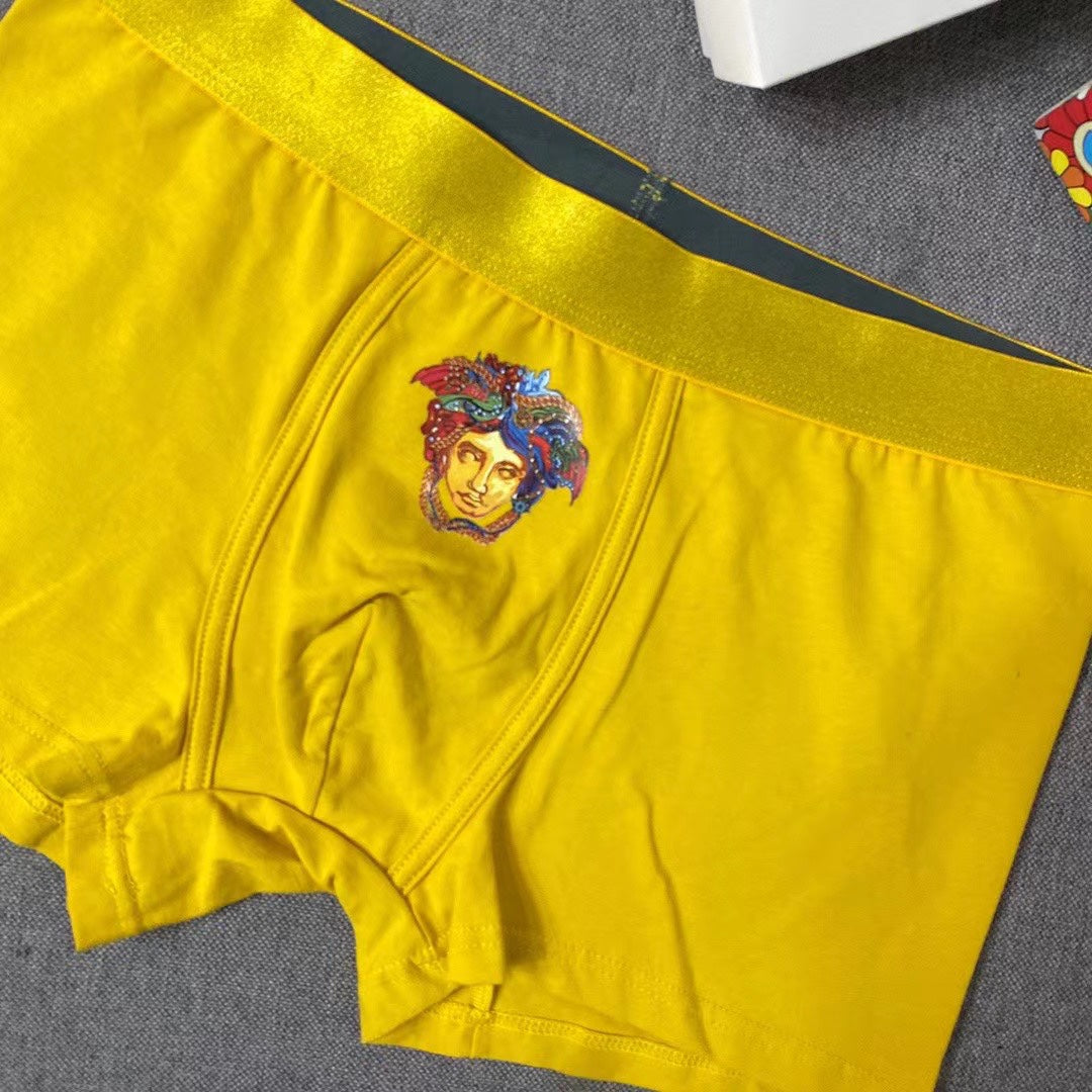 Cotton Men's Boxer Briefs - 3-Piece Box
