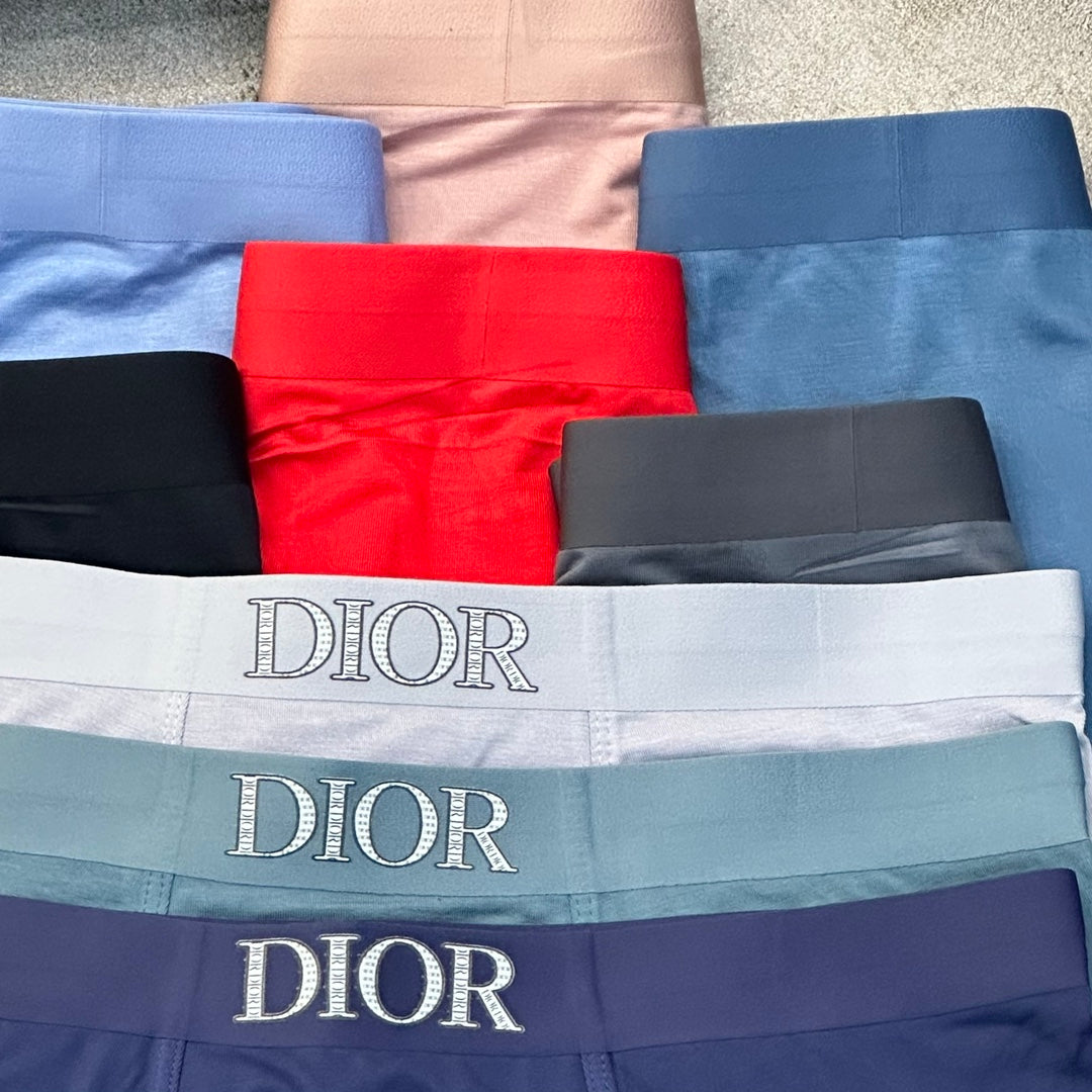 Dior Muted Five-Colour Boxer Briefs 3-Piece Box Collection