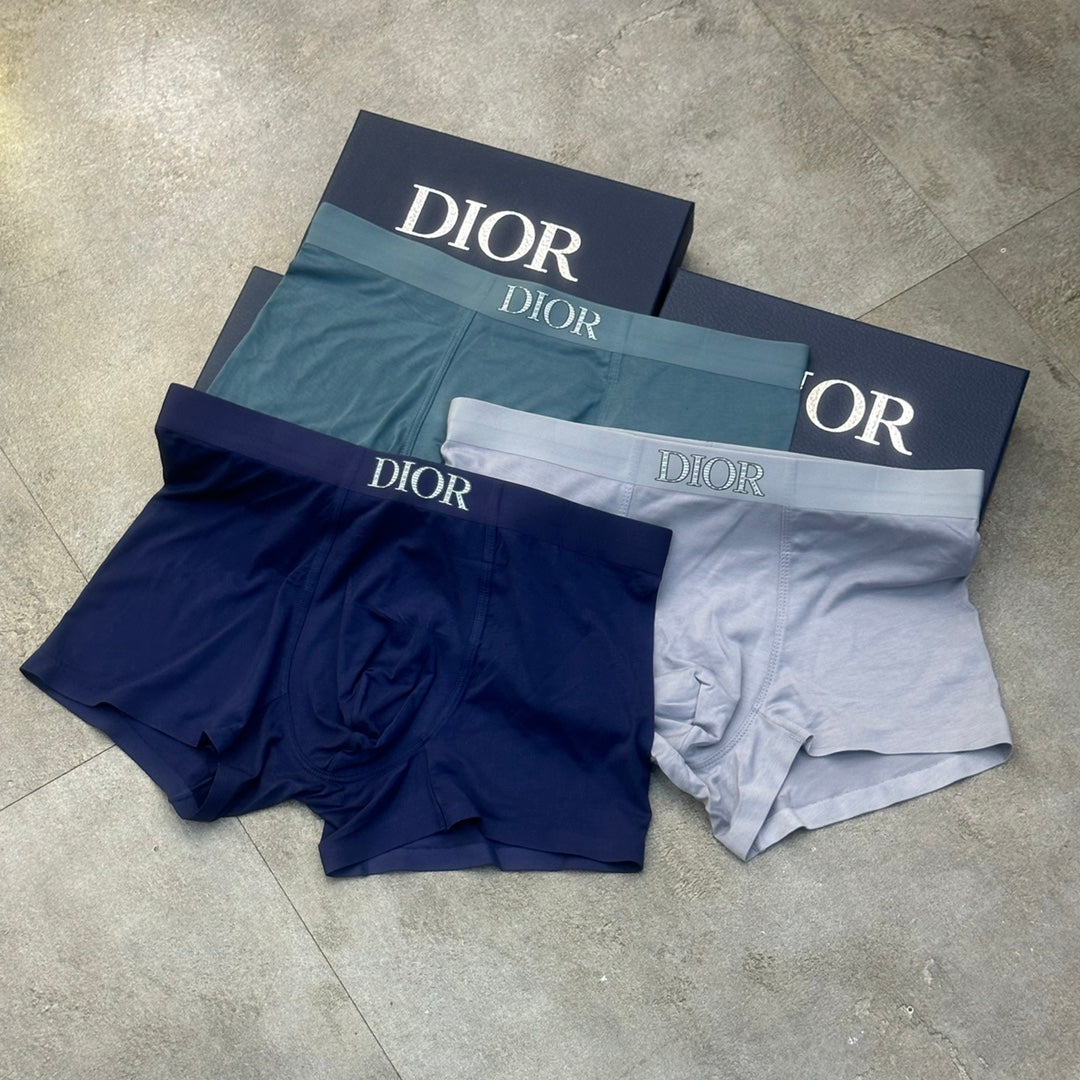 Dior Muted Five-Colour Boxer Briefs 3-Piece Box Collection