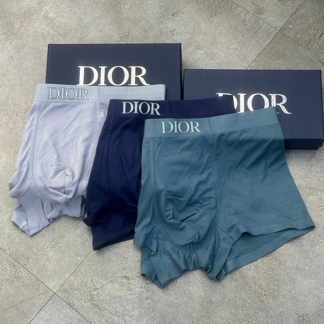 Dior Modal Short Socks - 3-Pair Pack