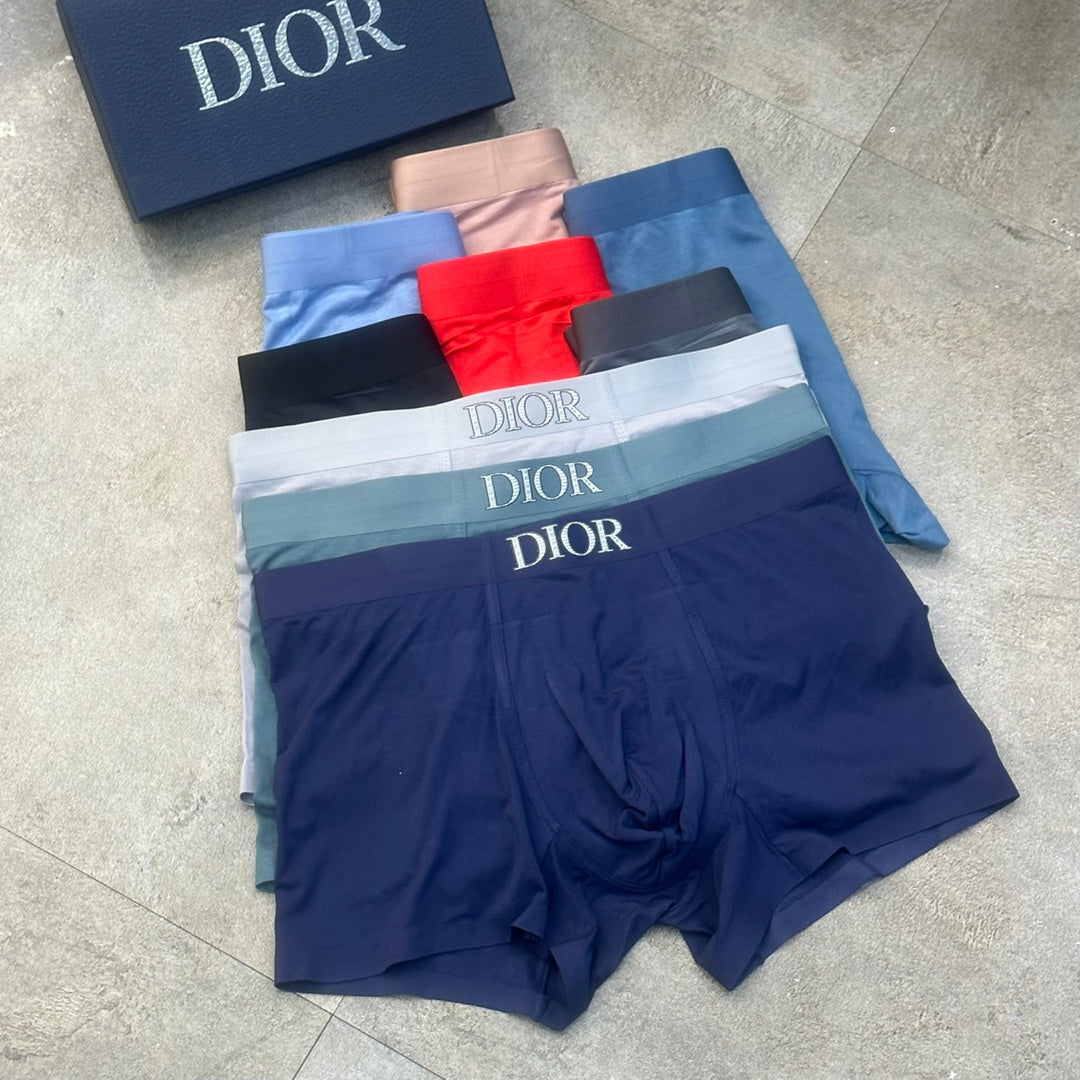 Dior Muted Five-Colour Boxer Briefs 3-Piece Box Collection