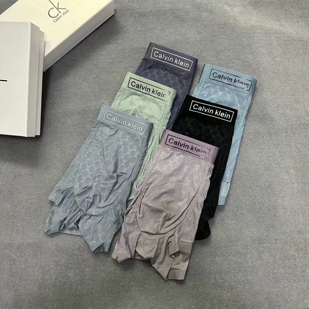 Calvin Klein Visible Colour, Waistband And Emblem Details Men's Boxer Briefs - 3-Piece Box