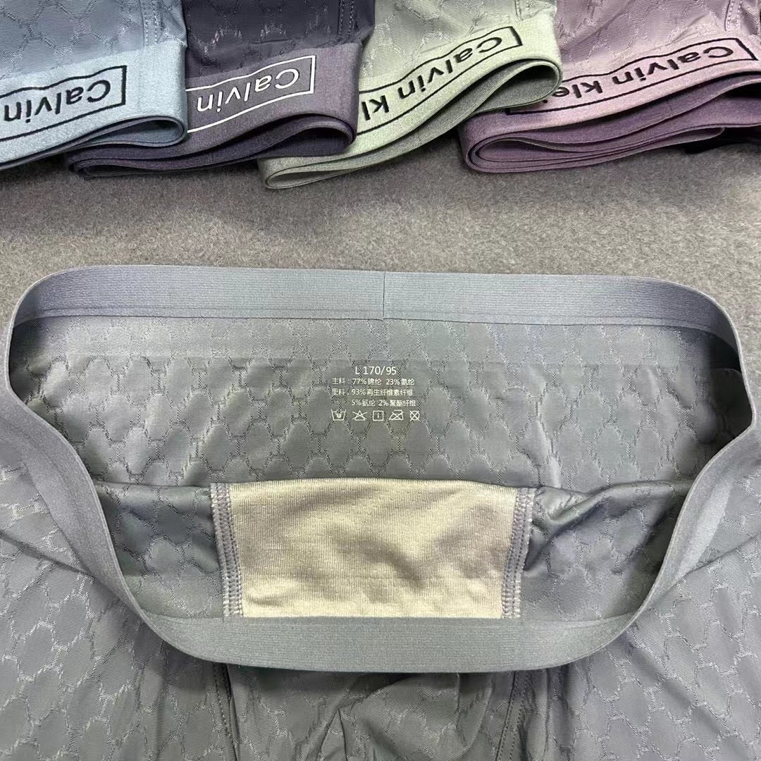 Calvin Klein Visible Branded Waistband Or Emblem Details Men's Boxer Briefs - 3-Piece Box