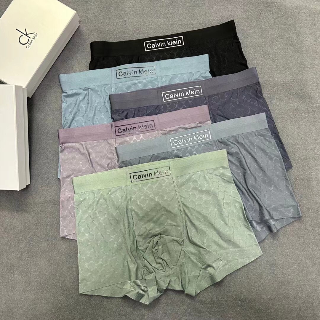 Calvin Klein Clean Logo Waistbands Men's Boxer Briefs - 3-Piece Box