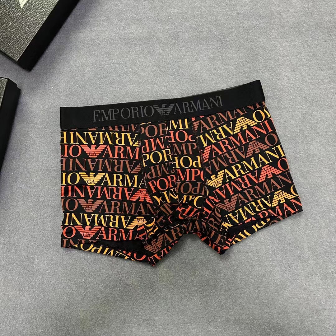 Armani Modal Clean Logo Waistbands Men's Boxer Briefs - 3-Piece Box